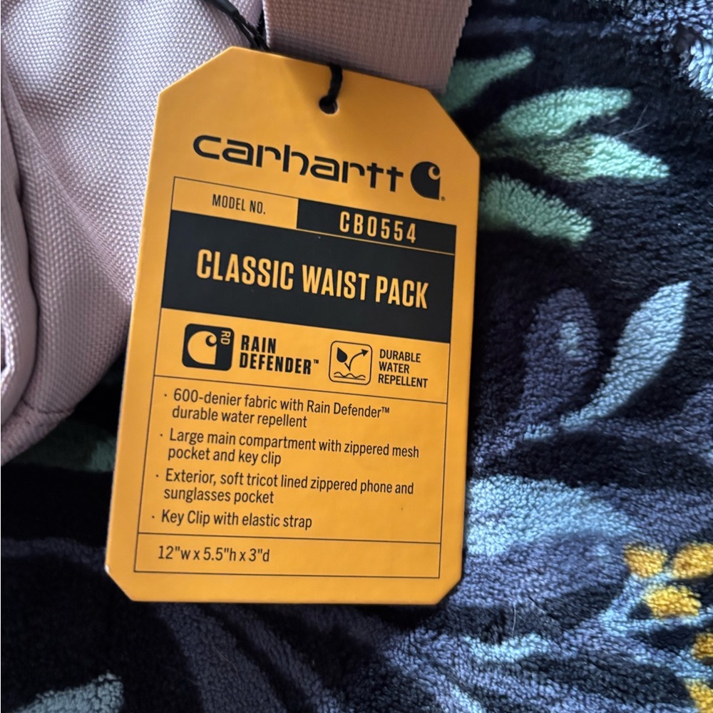 Carhartt Crossbody Waist Pack in Blush Pink - Picture 2 of 4